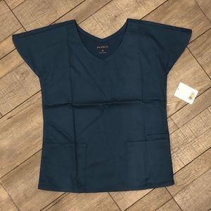 NWT Jaanuu Caribbean Blue Medium Dolman Top